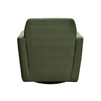 Cooper Swivel Club Chair - Forrest Green