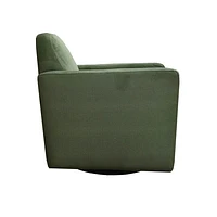 Cooper Swivel Club Chair - Forrest Green