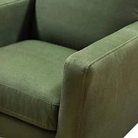 Cooper Swivel Club Chair - Forrest Green