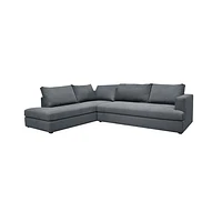 Taylor Left Sectional - Asphalt Grey