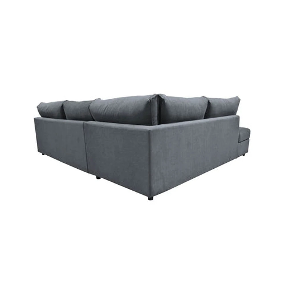 Taylor Left Sectional - Asphalt Grey