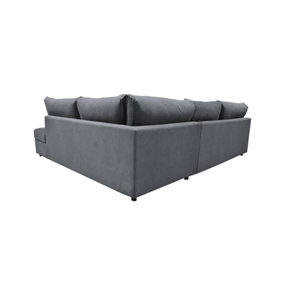 Taylor Right Sectional - Asphalt Grey