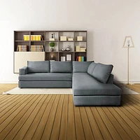 Taylor Right Sectional - Asphalt Grey