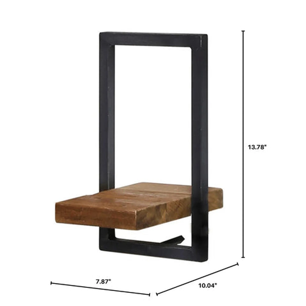 D-Bodhi Metal Frame Wall Box- Natural