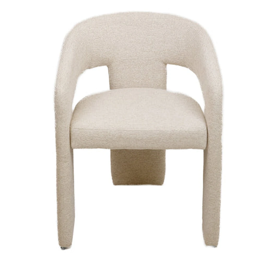 Dario Open-Back Upholstered Chair - Abby Flax