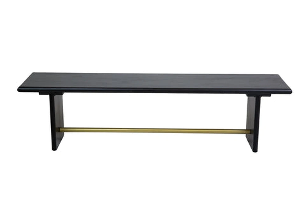 Gustav Solid Acacia Wood Dining Bench