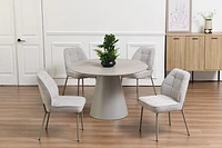 Alexios Round Matt Finish Dining Table