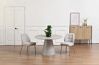 Alexios Round Matt Finish Dining Table