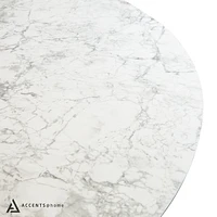 Tokyo Round Extendable Dining Table - Faux Marble