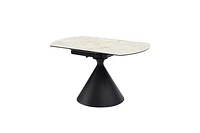 Tokyo Round Extendable Dining Table - Faux Marble