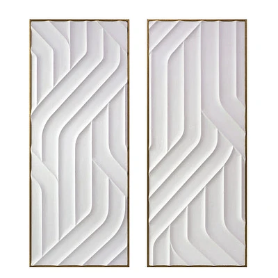 DIMENSL PLAS WALLART 24X60 SET OF 2