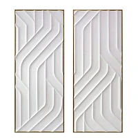 DIMENSL PLAS WALLART 24X60 SET OF 2