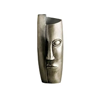 Breeze Masquerade Vase - Large Polished Nickel