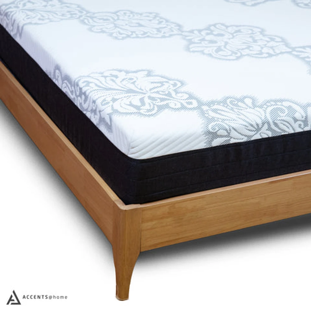 Eiden Wooden Queen Bed - Oyster