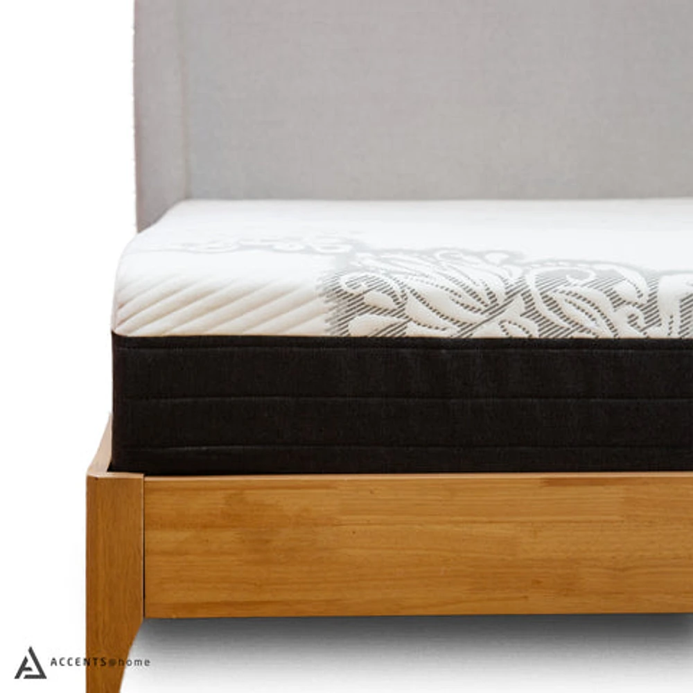 Eiden Wooden Queen Bed - Oyster