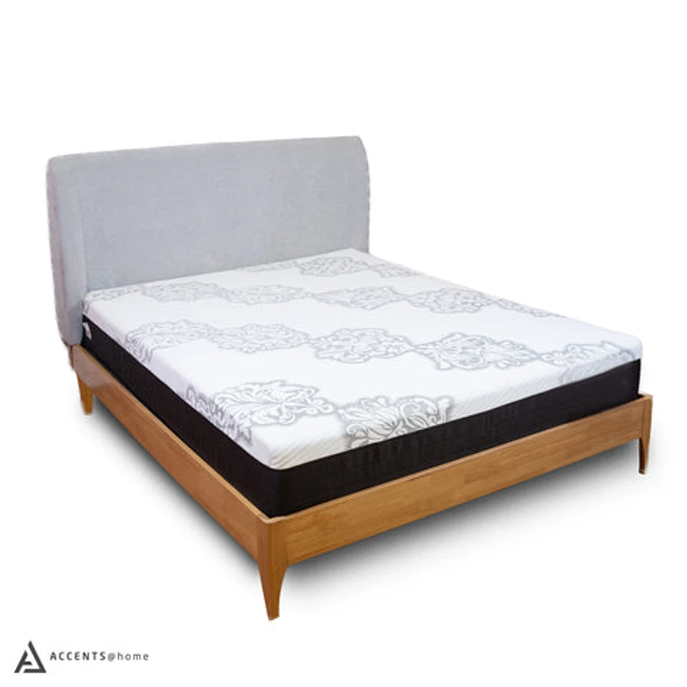 Eiden Wooden Queen Bed - Oyster