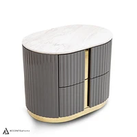 Yulie Nightstand - White - Greater Vancouver Furniture