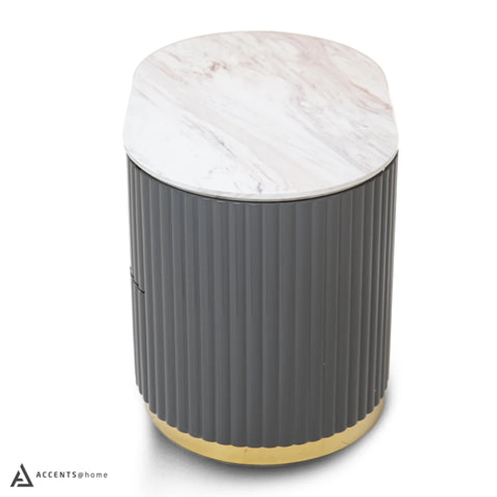 Yulie Nightstand - White - Greater Vancouver Furniture