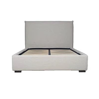 Allure Storage Queen Bed - Maya Oatmeal