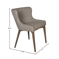 Mila Dining Chair - Light Grey