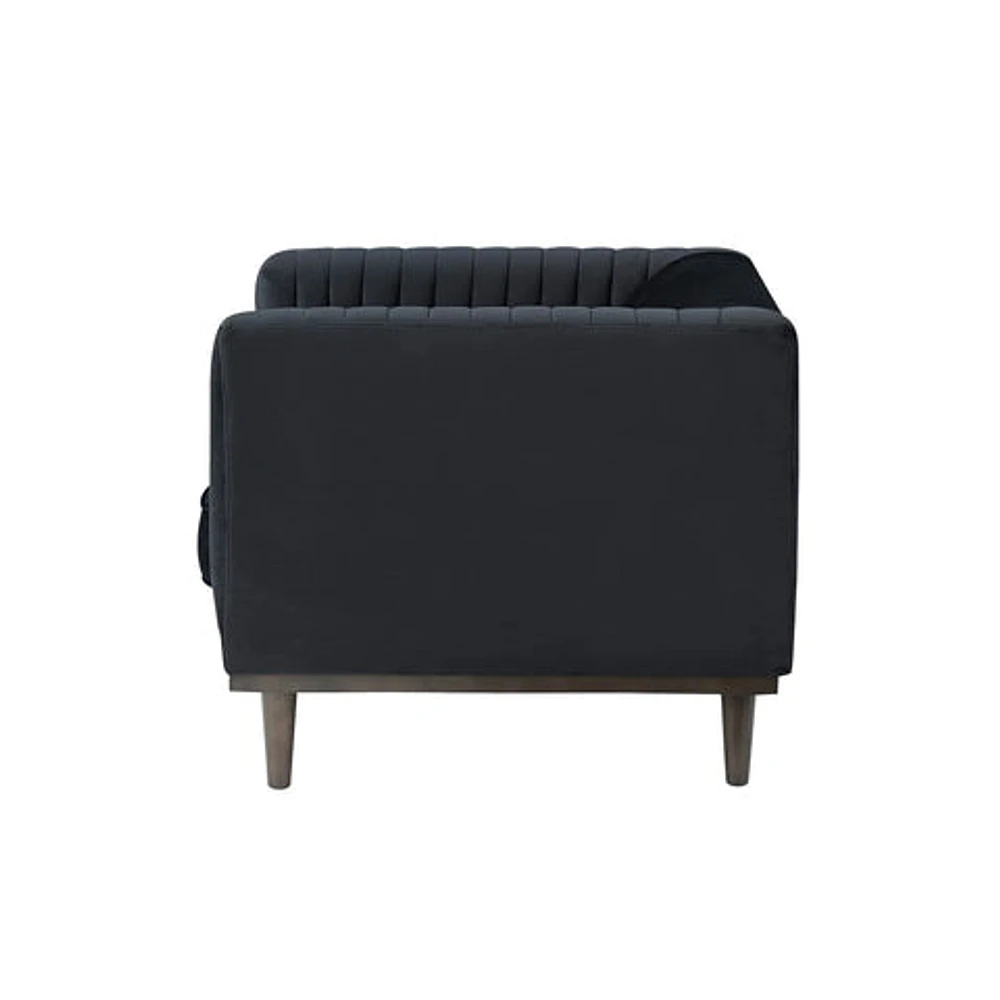 Sage Club Chair - Black Velvet