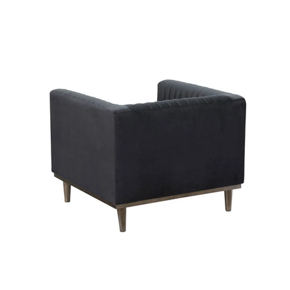 Sage Club Chair - Black Velvet