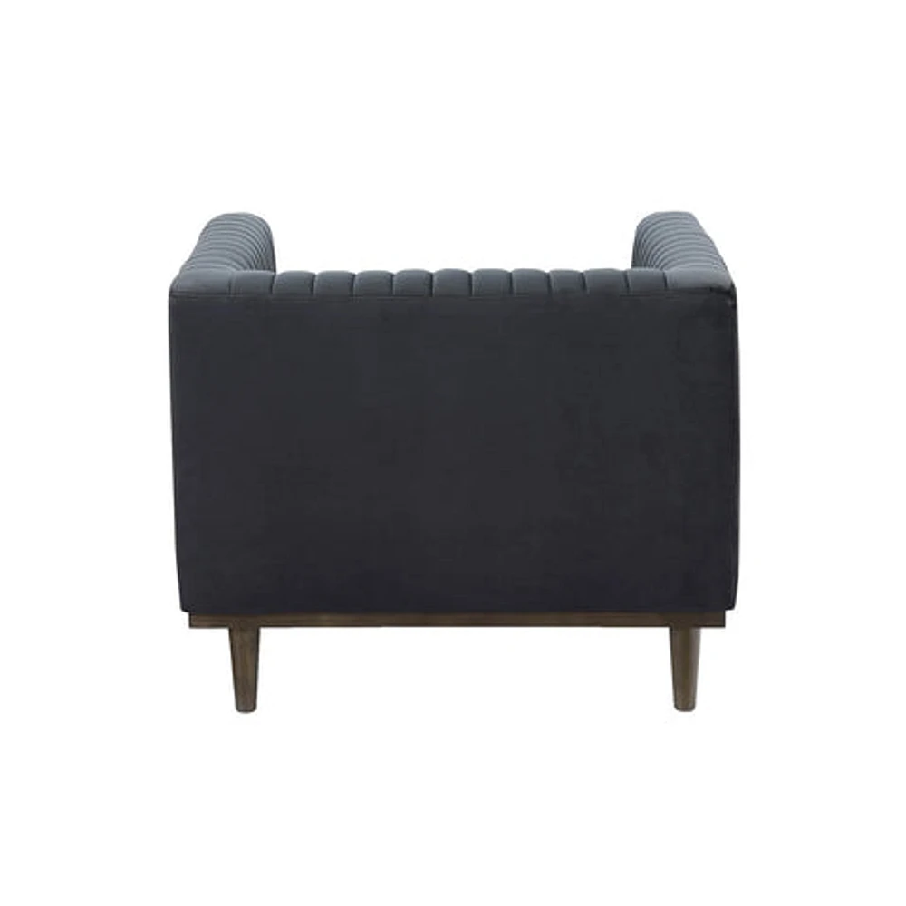 Sage Club Chair - Black Velvet