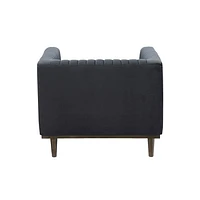 Sage Club Chair - Black Velvet