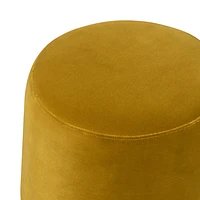 Giselle Ottoman - Dijon Velvet