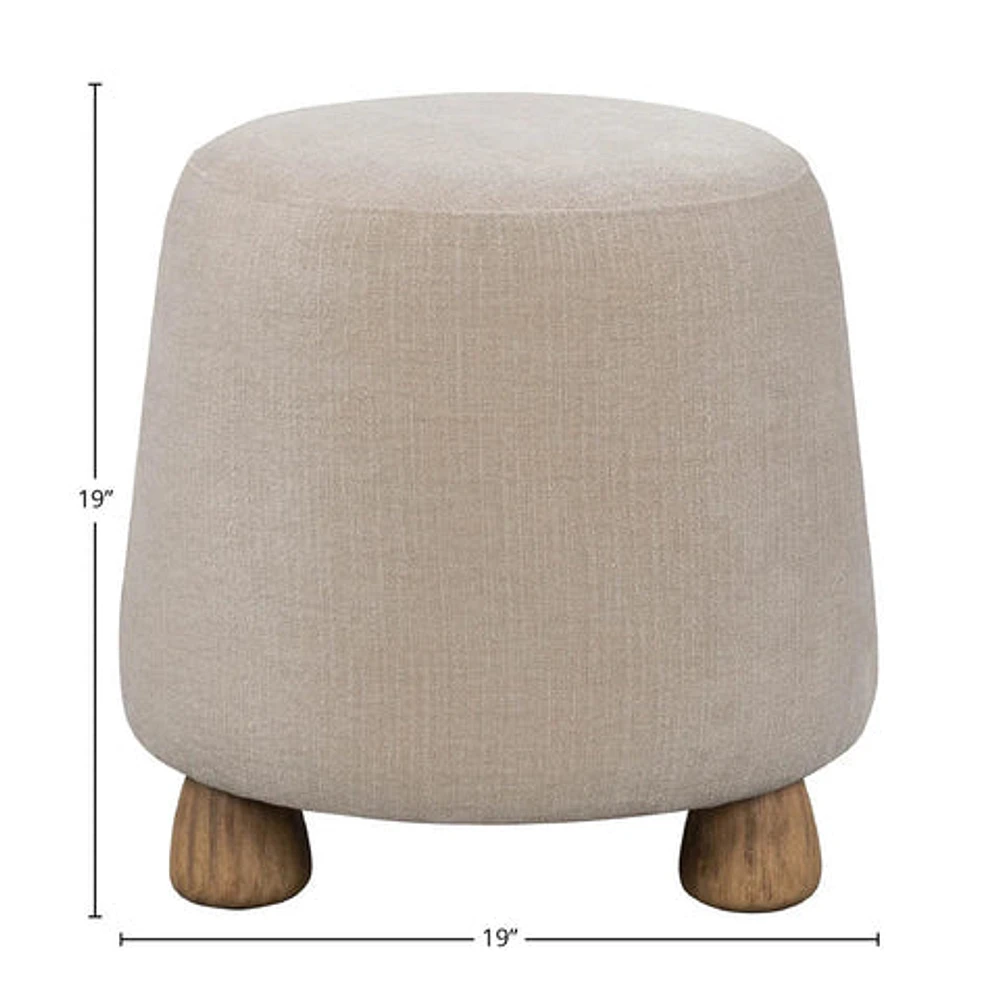 Giselle Ottoman - Fawn