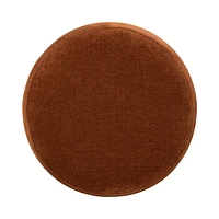 Giselle Ottoman - Terracotta Chenille