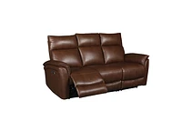 Roland Power Recliner Sofa - Chocolate Brown