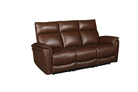 Roland Power Recliner Sofa - Chocolate Brown