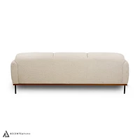 Genea Sofa with Premium Believe Fabric - Beige