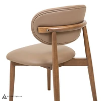Harper Genuine Leather Dining Chair