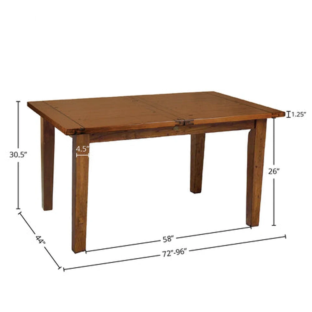 Irish Coast Large Extension Dining Table (72"/96") - African Dusk