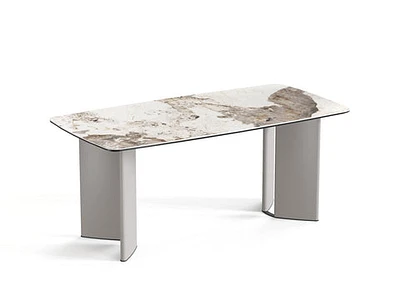 Ivan 63" Ceramic Top Dining Table - Small