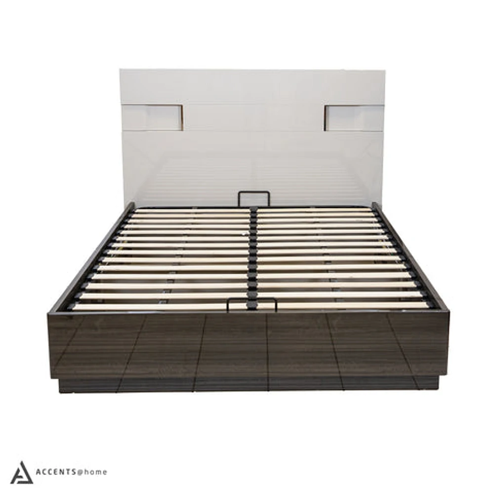 Yulie White King Bed - Greater Vancouver Furniture