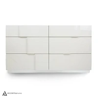 Janice Two Tone 6 Drawer Dresser