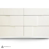 Janice Two Tone 6 Drawer Dresser