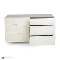 Janice Two Tone 6 Drawer Dresser