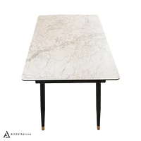 Justin Ceramic Top Extendable Dining Table