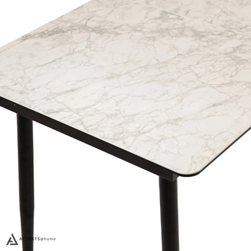 Justin Ceramic Top Extendable Dining Table