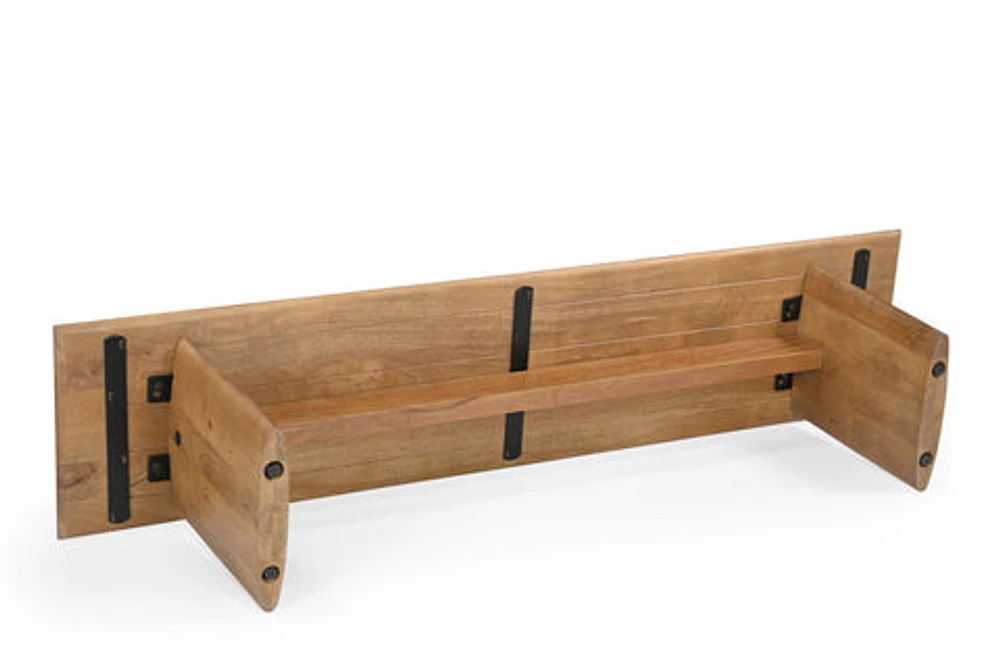 Bruton Mango Wood Dining Bench