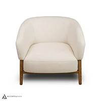 Kamela Accent Chair - Joyce Ivory