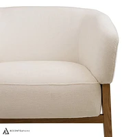 Kamela Accent Chair - Joyce Ivory