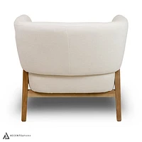 Kamela Accent Chair - Joyce Ivory