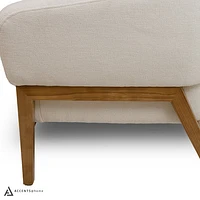 Kamela Accent Chair - Joyce Ivory