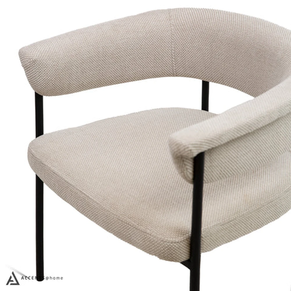 Kople Vogar Fabric Dining Chair