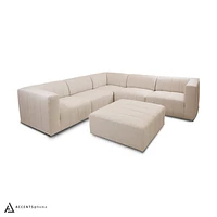 Lauriston 6 PCs Modular Sectional - White